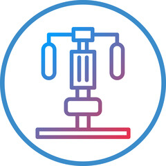 Gym Equipment Icon Style