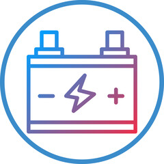Auto Battery Icon Style