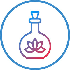 Body Massage Oil Icon Style