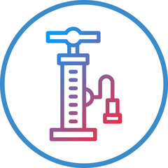 Air Pump Icon Style