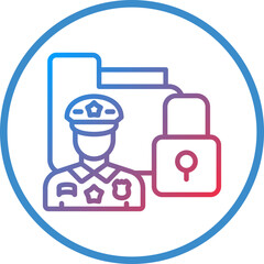 Data Protection Officer Icon Style