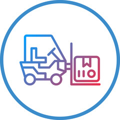 Forklift Icon Style