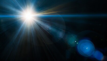 abstract image of lighting flare abstract sun burst with digital lens flare background