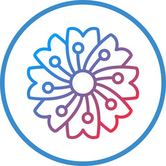 Cherry Blossom Icon Style