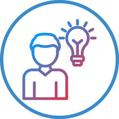 Creative Idea Icon Style