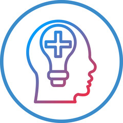 Positive Thinking Icon Style