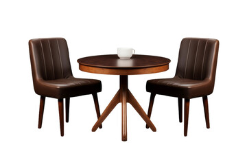 The Meeting of Solitude. On a White or Clear Surface PNG Transparent Background.