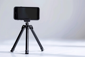 Tripod Holding Cell Phone for Photography