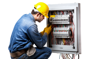 The Electric Conductor. On a White or Clear Surface PNG Transparent Background.