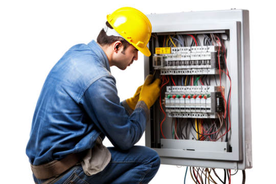 The Electric Conductor. On a White or Clear Surface PNG Transparent Background.