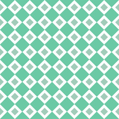 Fototapeta premium Seamless pattern with rhombuses on a green background