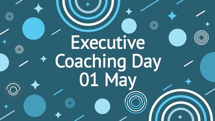 Executive Coaching Day web banner design illustration 