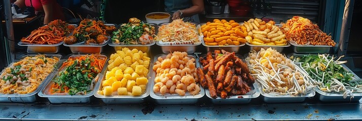 Realistic Thailand Street Food Stall - Authentic Culinary Experience