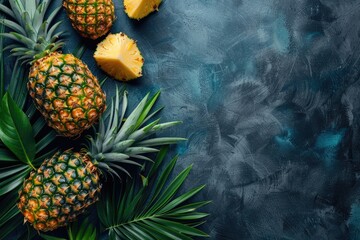 Tasty pineapples, macro phtography.