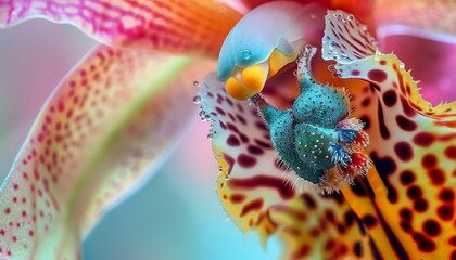 Orchids exhibit some of the most intricate mimicry in the floral world, with some species evolving to resemble female insects to entice male pollinators, science concept