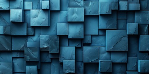 A blue background with many blue squares