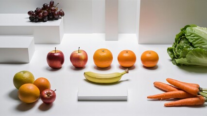 Vegetables and fresh fruits