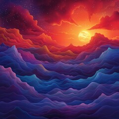 Vector Tools and Techniques: Utilize vector tools such as gradients, blend modes, pathfinder tools, and opacity adjustments to refine and enhance the abstract waves and space elements. Generative AI