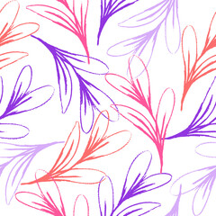 seamless leaves wallpaper pattern on background