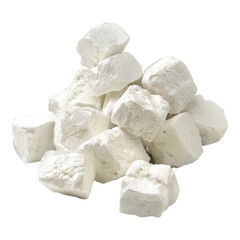 Pile of marshmallow isolated on transparent background