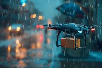 All-Weather Courier: Drone Delivery Through the Rain