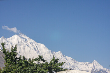 Alluring view of Rakaposhi Mountain, Karimabad, Hunza