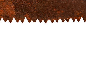 Rusty saw blade