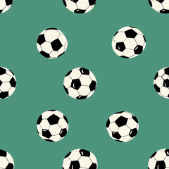 seamless pattern football