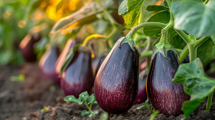 Eggplants. - Powered by Adobe
