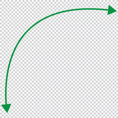 Dual semi circle arrow. Vector illustration. Long arrow vector icon. Black horizontal double arrow. Vector 10 Eps.