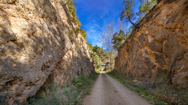 Paseo del R&iacute;o Oca Path, O&ntilde;a, Las Merindades, Burgos, Castilla y Le&oacute;n, Spain, Europe