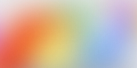 Grainy background yellow, blue, orange, purple gradient for design, covers, advertising, templates, banners and posters