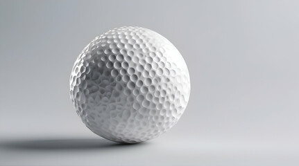 Golf ball  isolated on white