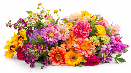 Obraz na płótnie Canvas Vibrant Floral Bouquet