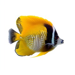 fish isolated on black Generative AI