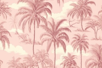 Fototapeta na wymiar Palm trees wallpaper outdoors nature.