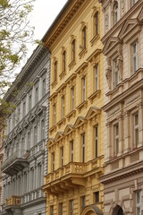 Classic apartment block in the downtown of Prague, Czech Republic