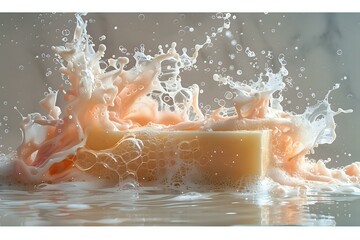 Fototapeta premium A Moment of Poetry: Soap, Bubbles, and the Play of Light