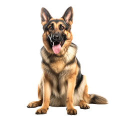 Fototapeta premium dog looking isolated on white