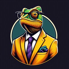  The Dapper Chameleon: A Stylish and Colorful Creature