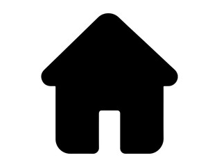 Home symbol silhouette vector art