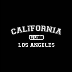 California typography. Perfect for t shirt design
