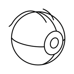 Mechanical eye vector, artificial intelligence icon design