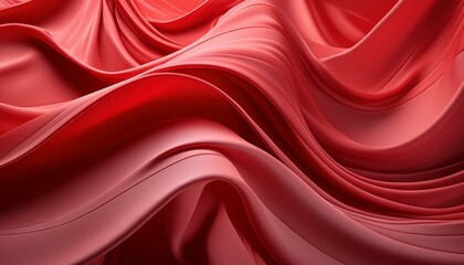 Obraz premium a close up of a red fabric