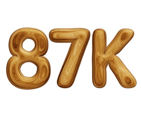 Wooden 87k for followers and subscribers celebration
