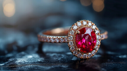 Ruby Ring Close-up