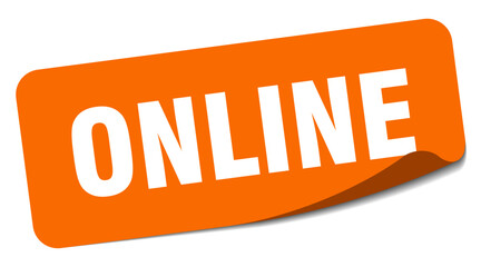 online sticker. online label