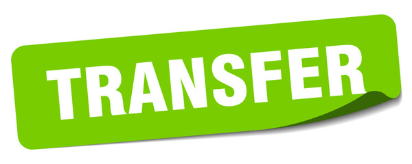 transfer sticker. transfer label