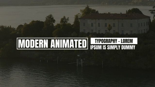 Modern Animated Typography