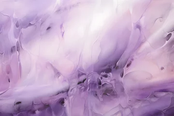 Türaufkleber Lavender Lagoon Lullaby, abstract landscape art, painting background, wallpaper, generative ai © Niko
